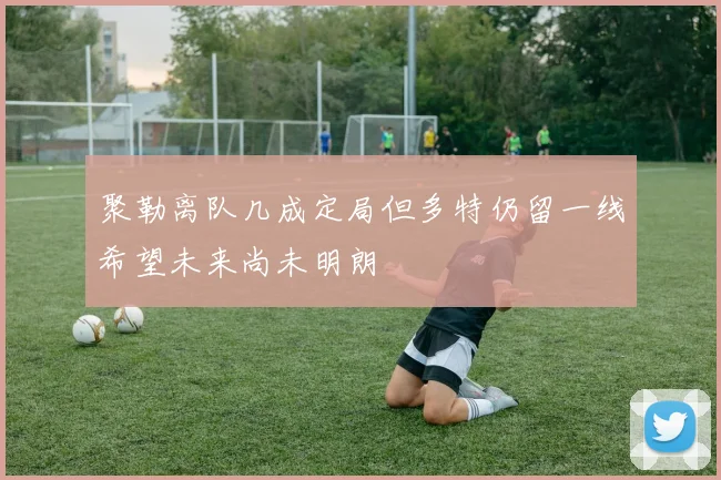 聚勒离队几成定局但多特仍留一线希望未来尚未明朗